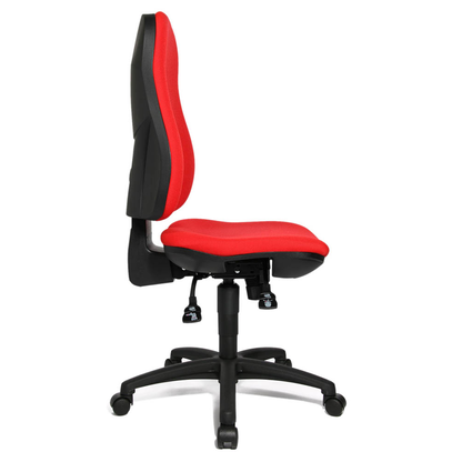 Artikelbild 3 für Topstar Bürostuhl Support SY, 8550 G21 Stoff rot, Gestell schwarz, Artikelnummer 617656