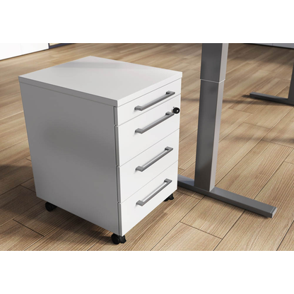 Artikelbild 5 für GERMANIA Agenda Office Rollcontainer lichtgrau 4 Auszüge 42,0 x 49,0 x 61,0 cm, Artikelnummer 121802