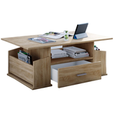 Artikelbild 1 für VCM my home Junata Couchtisch rechteckig Spanplatte eiche 110,0 x 52,0 x 44,0 cm, 1 St., Artikelnummer 388104