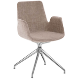 Artikelbild 1 für Mayer Besuchersessel myHELIOS mauve Aluminium poliert Stoff 58,0 x 55,0 x 88,0 cm, 1 St., Artikelnummer 174338