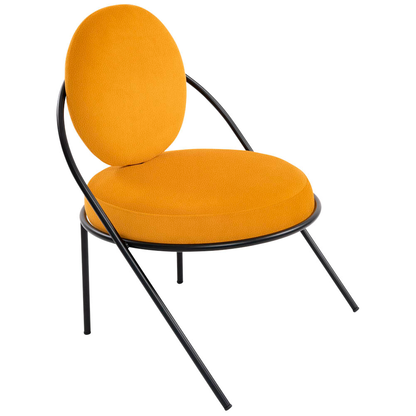 Artikelbild 2 für meet powered by PAPERFLOW Sessel SATURNE safran schwarz Kunstleder 70,0 x 73,0 x 88,0 cm, 2 St., Artikelnummer 230662