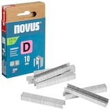 Artikelbild 1 für novus Tackerklammern 53F Flachdraht 10 mm, 600 St., Artikelnummer 712218