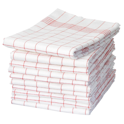 Artikelbild 3 für Dyckhoff Geschirrtücher Karo rot 50,0 x 70,0 cm, 10 St., Artikelnummer 462585