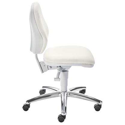Artikelbild 2 für bimos Arbeitsdrehstuhl weiß Kunstleder, Artikelnummer 176689