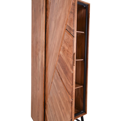 Artikelbild 4 für Garden Pleasure Aktenschrank AMBALA, 304113 akazie 3 Fachböden 40,0 x 40,0 x 181,0 cm, Artikelnummer 544096