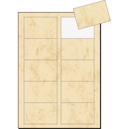 Artikelbild für SIGEL Visitenkarten DP744 satiniert beige 225 g/qm, 100 St., Artikelnummer 780601