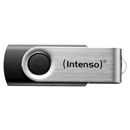 Artikelbild 2 für Intenso USB-Stick Basic Line schwarz, silber 8 GB, 1 St., Artikelnummer 792341
