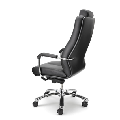 Artikelbild 2 für Nowy Styl XXL Chefsessel Sonata Leder schwarz, Gestell chrom, Artikelnummer 477517