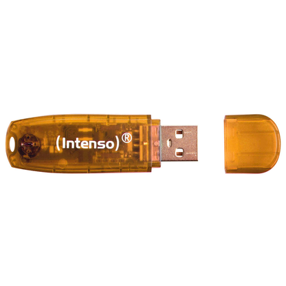 Artikelbild für AKTION: Intenso USB-Stick Rainbow Line orange 64 GB, 1 St., Artikelnummer 292516