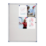 Artikelbild 1 für nobo Schaukasten Pacific silber 9x DIN A4 80,5 x 2,2 x 112,0 cm, 1 St., Artikelnummer 699557