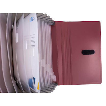 Artikelbild 2 für FolderSys Fächermappe 12 Fächer rot, 1 St., Artikelnummer 642082