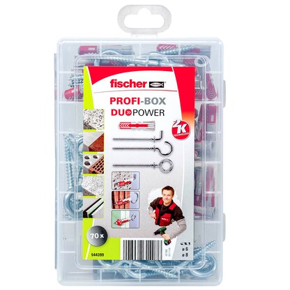 Artikelbild 3 für fischer Profi-Box - DuoPower 2K 544399 Dübel- und Schrauben-Sortiment, 70-teilig, Artikelnummer 480341