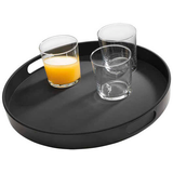 Artikelbild 1 für APS Tablett BISTRO schwarz rund Ø 35,5 cm, Artikelnummer 199387