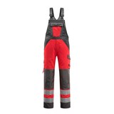 Artikelbild 1 für MASCOT® unisex Warnschutz-Latzhose Gosford rot, dunkelanthrazit Größe 106, Artikelnummer 770519
