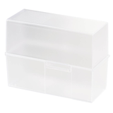 Artikelbild 1 für HAN A6 Karteikasten DIN A6 für 400 Karteikarten transparent mit Deckel, Artikelnummer 884858