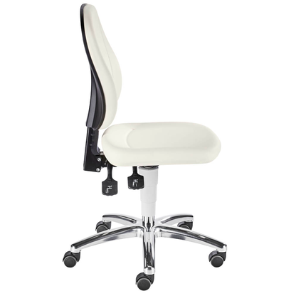 Artikelbild 3 für bimos Arbeitsdrehstuhl weiß Kunstleder, Artikelnummer 176707