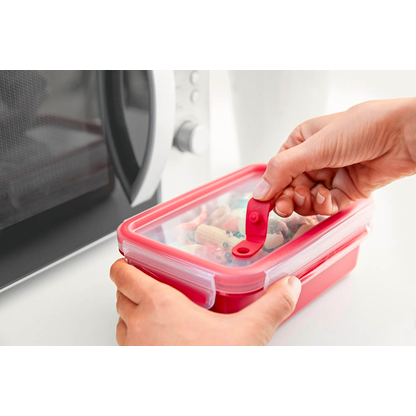 Artikelbild 2 für emsa Mikrowellendose CLIP & MICRO rot 1,0 l, 1 St., Artikelnummer 477107