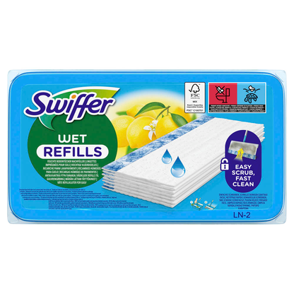 Artikelbild für Swiffer WET REFILLS Feuchte Bodentücher Mikrofaser, 12 St., Artikelnummer 527157