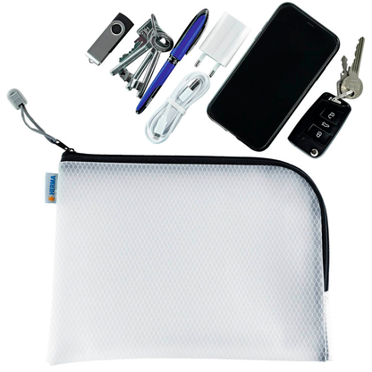 Artikelbild 4 für HERMA Reißverschlussbeutel DIN A5 transparent/schwarz, 1 St., Artikelnummer 650618