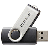 Artikelbild 1 für Intenso USB-Stick Basic Line schwarz, silber 64 GB, 1 St., Artikelnummer 890297