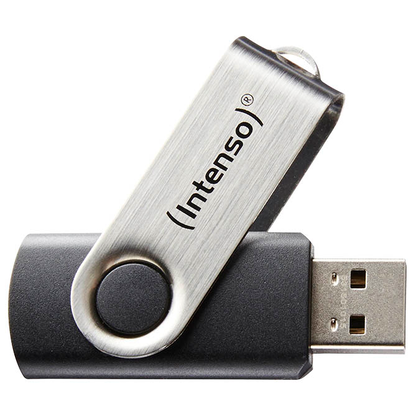 Artikelbild für Intenso USB-Stick Basic Line schwarz, silber 8 GB, 1 St., Artikelnummer 792341