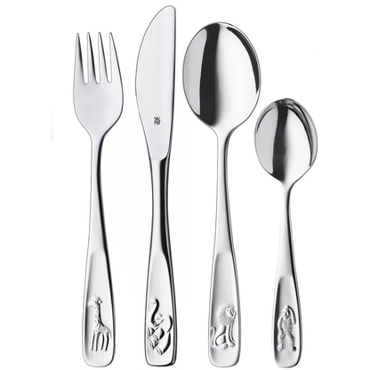 Artikelbild für WMF Kinderbesteck-Set Tiere 4-tlg., Artikelnummer 823132