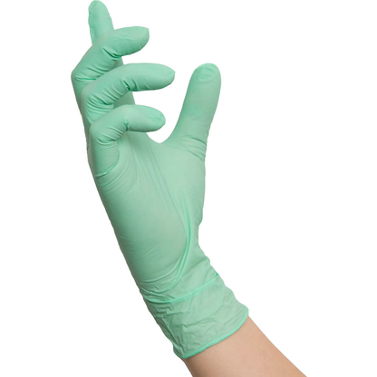 Artikelbild 2 für NITRAS MEDICAL unisex Einmalhandschuhe MINT WAVE grün Größe M, 100 St., Artikelnummer 684867