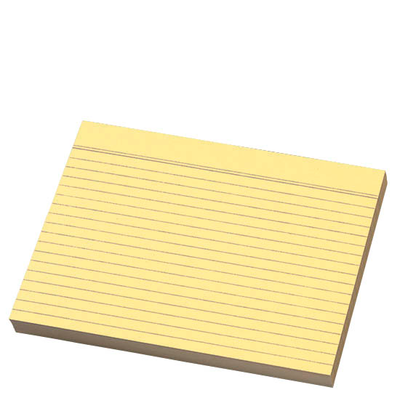Artikelbild 2 für Karteikarten DIN A6 gelb liniert, 100 St., Artikelnummer 432385