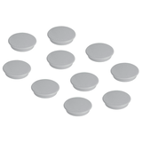 Artikelbild 1 für FRANKEN Haftmagnet Magnete grau, Kunststoff Ø 2,4 x 0,7 cm, 10 St., Artikelnummer 670089