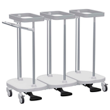 Artikelbild 1 für BOI Wäschekorb Basic 3-fach hellgrau, 1 St., Artikelnummer 725683