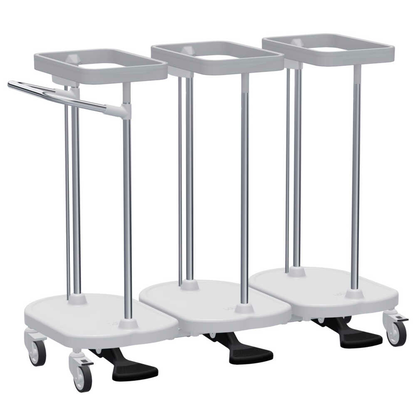 Artikelbild für BOI Wäschekorb Basic 3-fach hellgrau, 1 St., Artikelnummer 725683