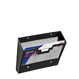 Artikelbild 1 für cep Wandprospekthalter schwarz DIN A4 36,4 x 9,5 x 25,7 cm, 1 St., Artikelnummer 765891