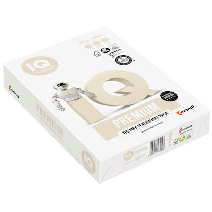 Artikelbild für IQ Kopierpapier PREMIUM DIN A4 80 g/qm 500 Blatt, Artikelnummer 450619