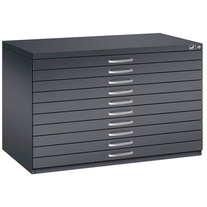 Artikelbild 5 für CP 7100 Planschrank schwarzgrau 10 Schubladen 110,0 x 76,5 x 76,0 cm, 1 St., Artikelnummer 682144