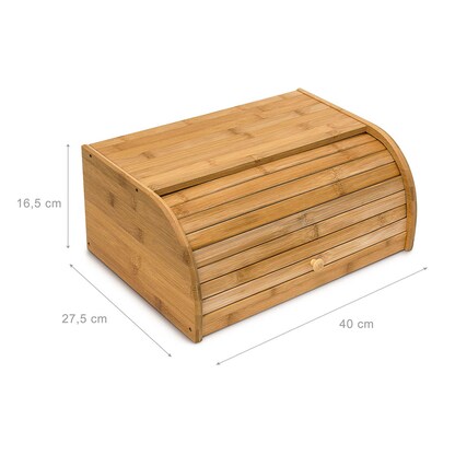 Artikelbild 5 für relaxdays Brotkasten braun, 1 St., Artikelnummer 382612