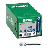 Artikelbild 1 für SPAX® Universalschrauben Z2 Senkkopf WIROX 1081010350355 3,5 mm x 35 mm, 1.000 St., Artikelnummer 394076