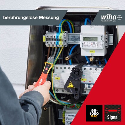 Artikelbild 3 für Wiha Installationstester 43798, 90 – 1.000 V AC, CAT IV 1000 V, Artikelnummer 717577
