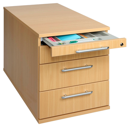 Artikelbild 8 für HAMMERBACHER Solid TC30 Rollcontainer buche 4 Auszüge 42,8 x 80,0 x 51,2 cm, Artikelnummer 293504