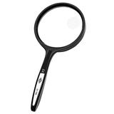 Artikelbild 1 für WEDO Lupe schwarz 2-fach und 4-fach, Ø 7,4 cm, Artikelnummer 564391