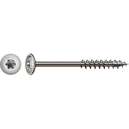 Artikelbild 3 für SPAX® Holzbauschrauben T30 Tellerkopf Edelstahl A2 0257000601205 6 mm x 120 mm, 100 St., Artikelnummer 396121