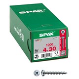 Artikelbild 1 für SPAX® Universalschrauben Z2 Halbrundkopf WIROX 0231010400305 4 mm x 30 mm, 1.000 St., Artikelnummer 394716