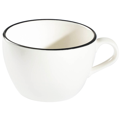 Artikelbild 2 für ID Fine Kaffeetassen Modest Black Alzar weiß 0,3 l, 6 St., Artikelnummer 634127