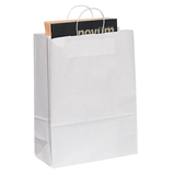 Artikelbild 1 für VP Papier-Tragetaschen Toptwist weiß 32,0 x 42,0 cm, 50 St., Artikelnummer 228676