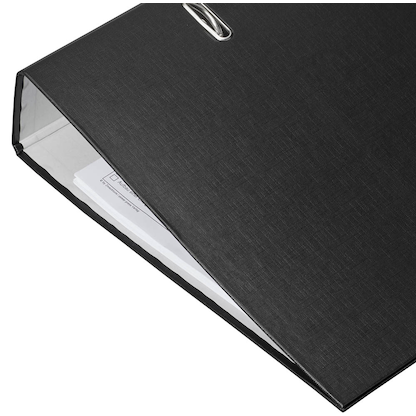 Artikelbild 5 für DONAU Klassik Ordner schwarz Karton 7,5 cm DIN A4, 1 St., Artikelnummer 183905