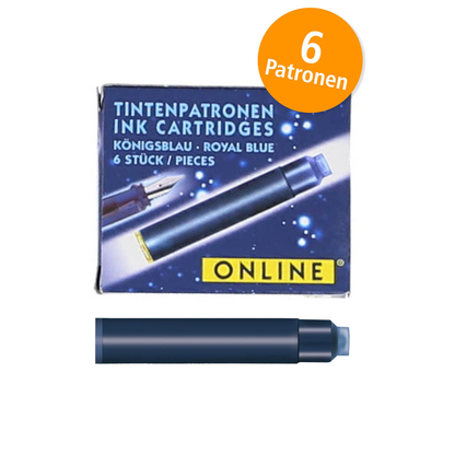 Artikelbild 3 für ONLINE® Tintenpatronen für Füller 17113/12 königsblau, 6 St., Artikelnummer 283814