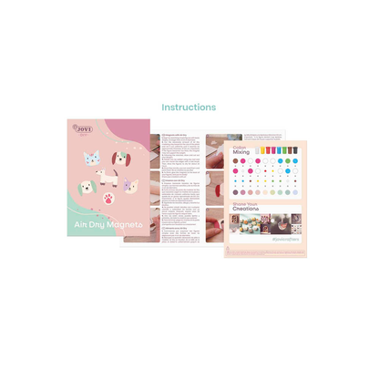 Artikelbild 3 für JOVI Modelliermasse DIY Air Dry Magnete mehrfarbig, Artikelnummer 321889