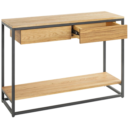 Artikelbild 6 für HAKU Möbel Konsolentisch rechteckig Massivholz eiche 100,0 x 35,0 x 75,0 cm, 1 St., Artikelnummer 340199