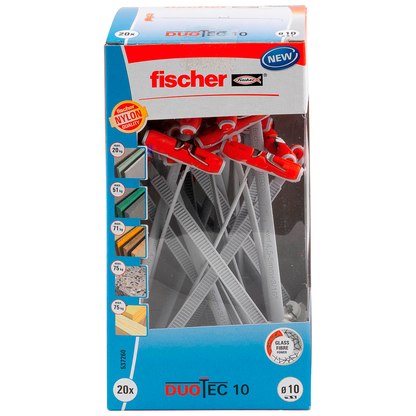 Artikelbild 2 für fischer DuoTec 10 537260 Universaldübel Ø 10 mm x 50 mm, 20 St., Artikelnummer 480077