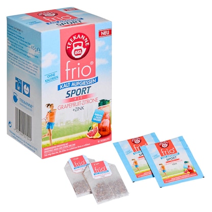 Artikelbild für TEEKANNE frio Sport Fit Grapefruit Zitrone Tee kalt 18 Portionen, Artikelnummer 549572