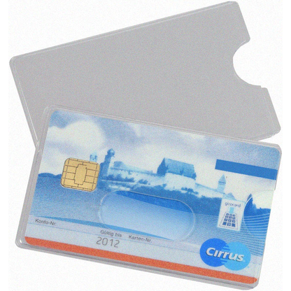 Artikelbild für EICHNER Kreditkartenhülle transparent 9,0 x 5,9 cm, 10 St., Artikelnummer 313799